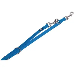 Laisse pour chien Nobby Pet Soft Grip Bleu 200 cm x 20 mm 78518-32 pas cher