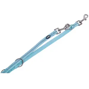 Comparateur de prix : Laisse pour chien Nobby Pet Soft Grip Bleu 200 cm x 10 mm 78507-40
