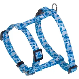 Harnais pour chien Nobby Pet Camouflage Bleu 20/35 cm 80404-32 pas cher