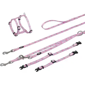 Harnais pour chien Nobby Pet Camouflage Rose 20/35 cm 80404-15 pas cher