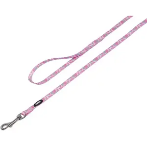 Laisse pour chien Nobby Pet Camouflage Rose 120 cm x10 mm 80402-15 pas cher