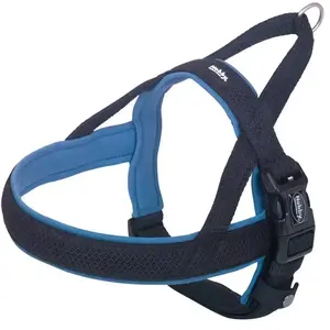 Nobby 80553-06 Harnais norvégien Mesh Preno Bleu Taille L : 60-76 cm + 46 cm, Largeur : 25/35 mm pas cher