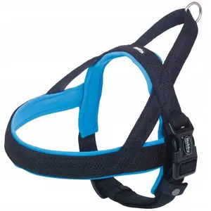 Harnais norvégien pour chien Nobby Pet Mesh Preno Bleu L 80553-32 pas cher