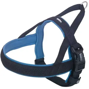 Nobby 80552-06 Harnais norvégien Mesh Preno Bleu Taille L : 50-64 cm + 42 cm, Largeur : 25/35 mm pas cher