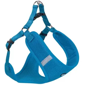 Nobby Harnais "Mesh Reflect" bleu clair l : 10mm, L : 41-46cm + 42cm pas cher