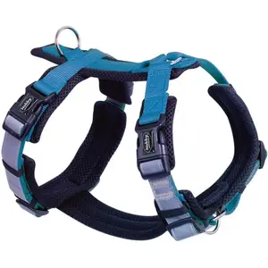 Nobby 80450-32 Daily Walk Comfort Harnais Bleu Clair Taille L : Tour de Poitrine : 42-58 cm, Ventre : 63-86 cm pas cher