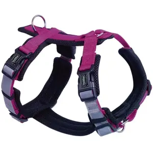 Nobby 80446-64 Harnais Daily Walk Comfort Framboise ; XS : Poitrine : 22-32 cm, Ventre : 37-46 cm pas cher