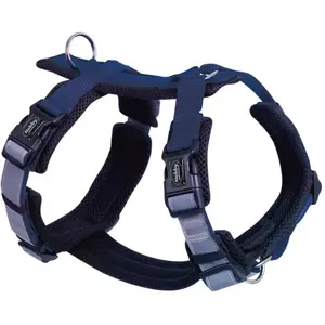 Nobby 80448-06 Daily Walk Comfort Harnais Bleu Taille S - M : Tour de Poitrine : 32-36 cm, Ventre : 48-65 cm pas cher