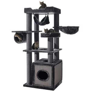 Arbre à chat Nobby Pet Faris Gris 70x60x173 cm 63759-28