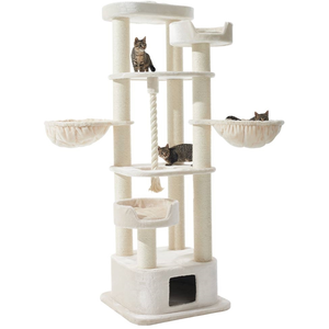 Comparateur de prix : Arbre à chat Nobby Pet Musan Beige 70x70x203 cm 63735-92