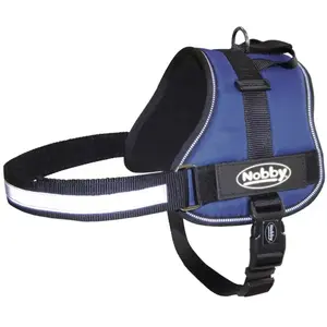 Nobby Harnais Seguro en Nylon, Taille XL, Bleu pas cher
