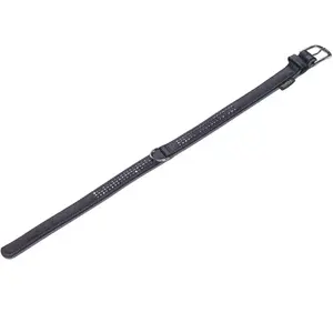 Comparateur de prix : Nobby Pacific Deluxe Collier Triple Rangs Gris L 60 cm (50-58 cm) l 28/32 mm