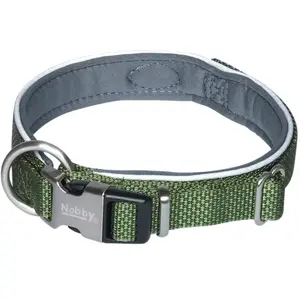 Comparateur de prix : Collier pour chien Nobby Pet Classic Preno Royal Vert 55 cm 80631-64