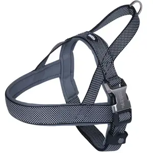 Nobby Harnais norvégien Classic Preno Royal - Gris - Largeur : 20 mm - Longueur : 58-69 cm + 54 cm pas cher