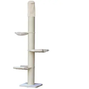 Comparateur de prix : Arbre à chat Nobby Pet Kalin Beige 60x60x265 cm 63278-92