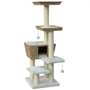 Comparateur de prix : Nobby Motega Arbre à Chat Beige 48 x 48 x 141 cm