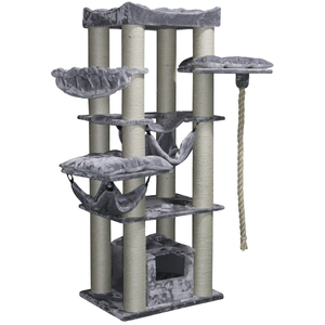 Comparateur de prix : Arbre à chat Nobby Pet Rubi Gris 60x80x197 cm 63713-01