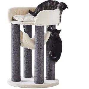 Arbre à chat Nobby Pet Ela Beige 60x89 cm 63745-92 pas cher