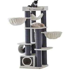 Comparateur de prix : Arbre à chat Nobby Pet Chilo Beige 60x60x165 cm 63738-92