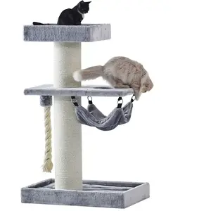 Comparateur de prix : Arbre à chat Nobby Pet Samar Gris 80x50x130 cm 63741-01