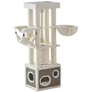 Arbre à chat Nobby Pet Lilian Beige 60x50x185 cm 63742-92