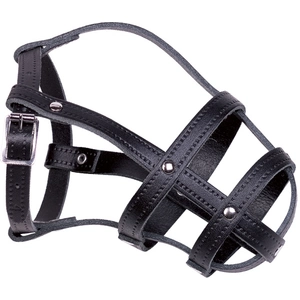 Nobby Muselière en cuir noir Taille 2 23/31 cm pas cher