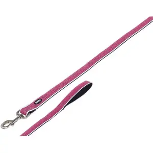 Laisse pour chien Nobby Pet Cayo Rose 120 cm x 15x20 mm 88727-15 pas cher