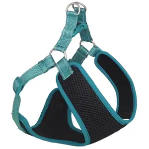 Comparateur de prix : Nobby Harnais Black Mesh Reflect Turquoise L : 33-41 cm + 37 cm, l : 10 mm, 1 pièce