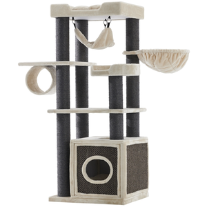 Comparateur de prix : Arbre à chat Nobby Pet Faris Beige 70x60x173 cm 63759-92