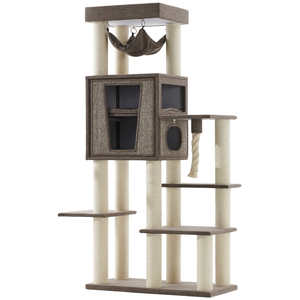 Comparateur de prix : Arbre à chat Nobby Pet Kasil Marron 100x50x203 cm 63762-88