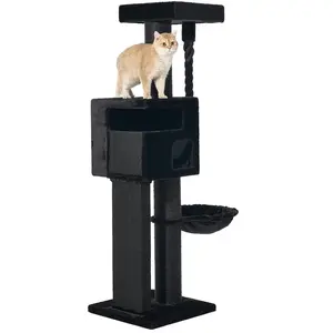 Comparateur de prix : Arbre à chat Nobby Pet Yoan Noir 50x50x167 cm 63400-04