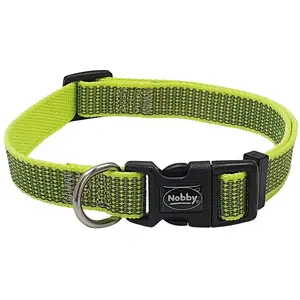 Collier pour chien Nobby Pet Full Reflect Jaune 55 cm 52062-24 pas cher