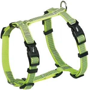Comparateur de prix : Harnais pour chien Nobby Pet Full Reflect Jaune XS/S (30/35 cm) 52064-...