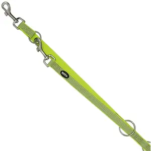 Laisse pour chien Nobby Pet Full Reflect Vert 200 cm x 15 mm 52057-24 pas cher