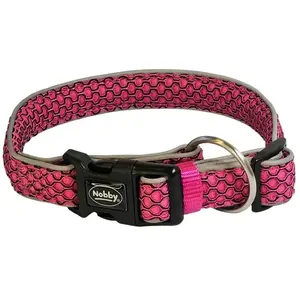 Collier pour chien Nobby Pet Mesh Air Rose 55 cm x 32 mm 53066-64 pas cher