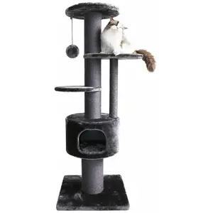 Comparateur de prix : Arbre à chat Nobby Pet Taru Gris 60x60x164 cm 63620-28