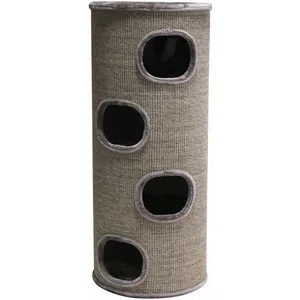 Nobby Tonneau à Chat Rega IV Cappuccino Ø 50 x 120 cm pas cher