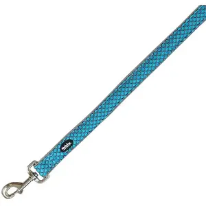 Laisse pour chien Nobby Pet Mesh Air Bleu 25 m x 120 cm 53069-32 pas cher