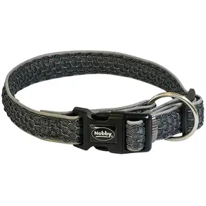 Collier pour chien Nobby Pet Mesh Air Gris 65 cm x 32 mm 53067-81 pas cher