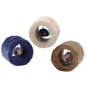 Jouet peluche pour chat en rouleau Nobby Pet Multicolore 7x9 cm 80075 pas cher