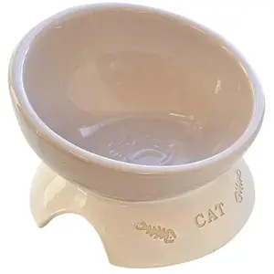 Gamelle pour chat en céramique Nobby Pet Cat Beige 13,5x9 cm 82492 pas cher