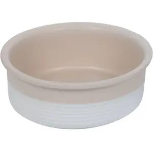 Comparateur de prix : Nobby 82423 Neta Gamelle en céramique Blanc/crème Ø 24 x 8 cm 2,40 l