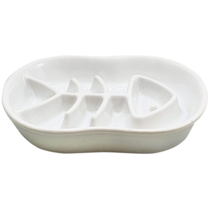 Comparateur de prix : Nobby 82454 Gamelle Anti-élingue Poisson Blanc 22,5 x 17 x 4 cm 0,5 l