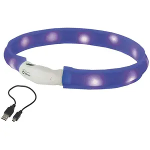 Colliers pour chien lumineux à LED large Nobby Pet Visible Bleu S 7702... pas cher