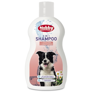 Shampoings pour chien 2 en 1 Nobby Pet 1000 ml Blanc 1 L 74871 pas cher