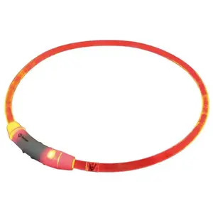 Vadigran - Led collier lumineux visible rouge 0,7x65cm usb pas cher