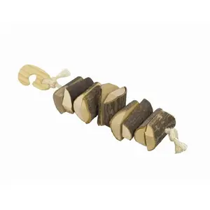 Nobby Nibbler Chaîne en Bois pour Petit Animal 25 cm