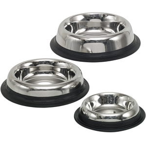 Comparateur de prix : Nobby Royal Gamelle Plat en Acier Inoxydable pour Chien 15,5 cm 0,20 L