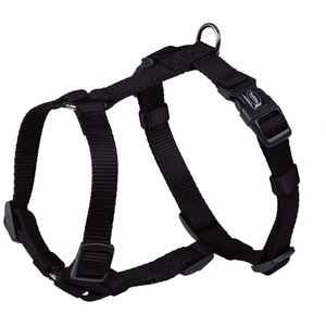 Nobby Harnais Classique en Nylon pour Chien Noir 20 mm x 50/70 cm pas cher