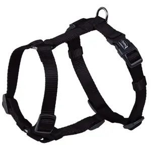Nobby Harnais Classique en Nylon pour Chien Noir 25 mm x 70/90 cm pas cher
